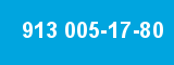 913 005-17-80